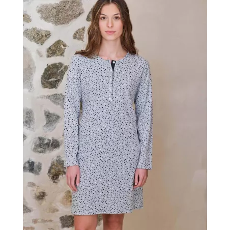 Camisón Mujer Invierno L767236 Gris Massana