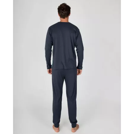 Pijama Hombre Invierno P761321 Verde Massana