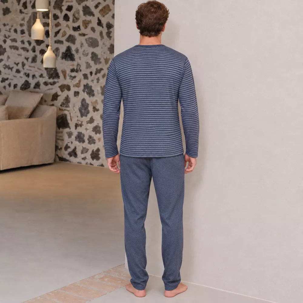 Pijama Hombre Invierno P761320 Gris Massana