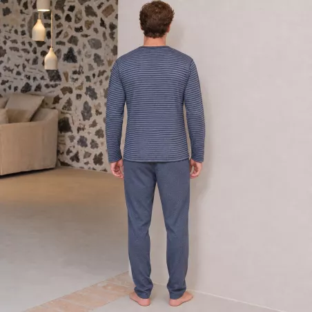 Pijama Hombre Invierno P761320 Gris Massana