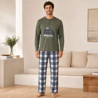 Pijama d'home d'hivern 265636 verd Muslher