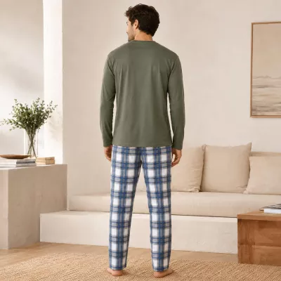 Herren-Pyjama Winter 265636 Grün Muslher