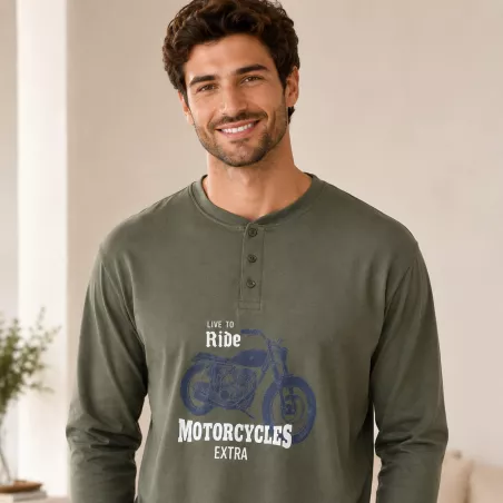 Pijama Masculino Inverno 265636 Verde Muslher