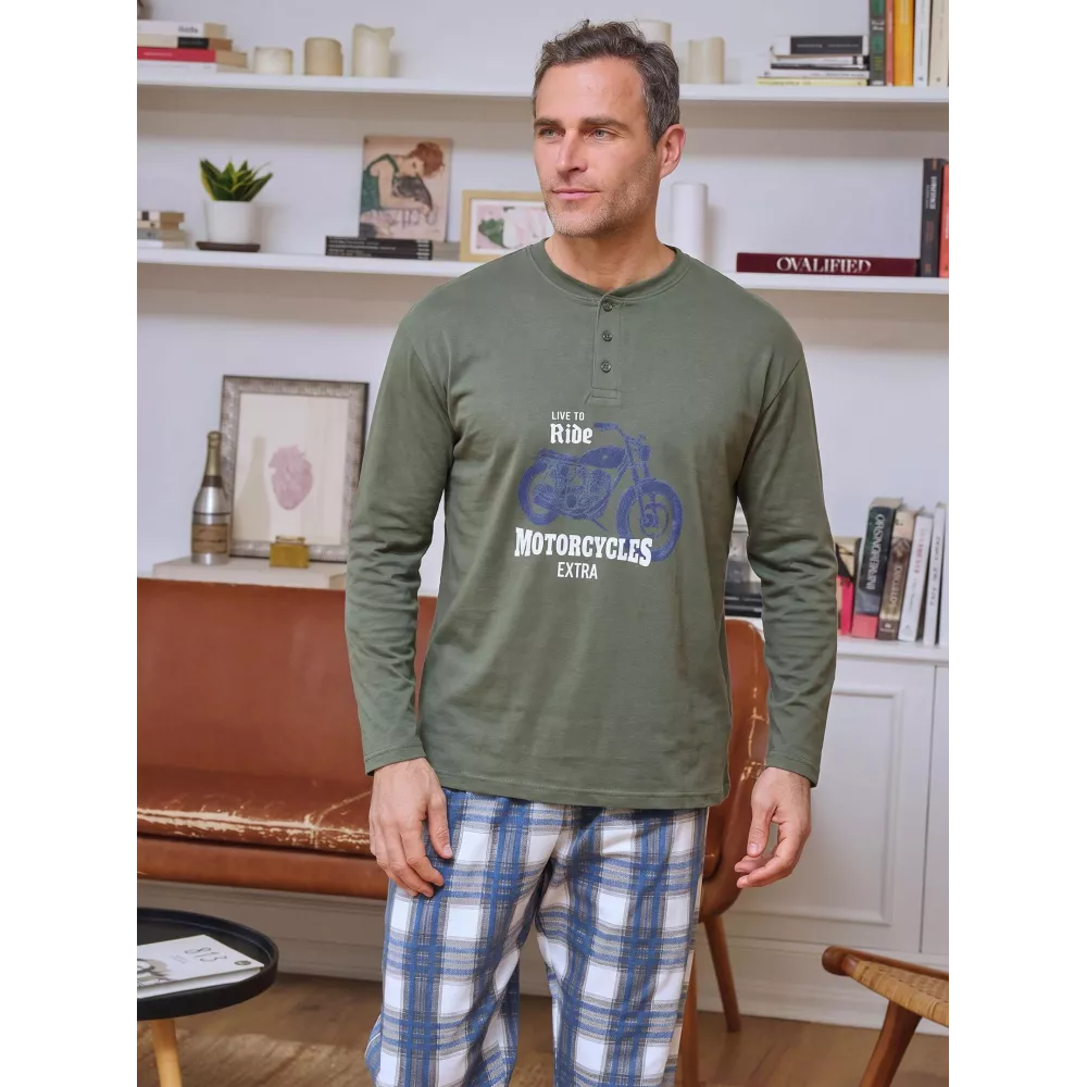 Pijama Masculino Inverno 265636 Verde Muslher