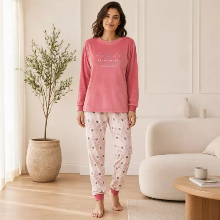 Pijama Mujer Invierno 266611 Blanco Muslher
