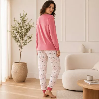 Pijama de dona d'hivern 266611 blanc Muslher