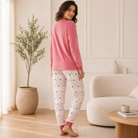 Pijama Mujer Invierno 266611 Blanco Muslher
