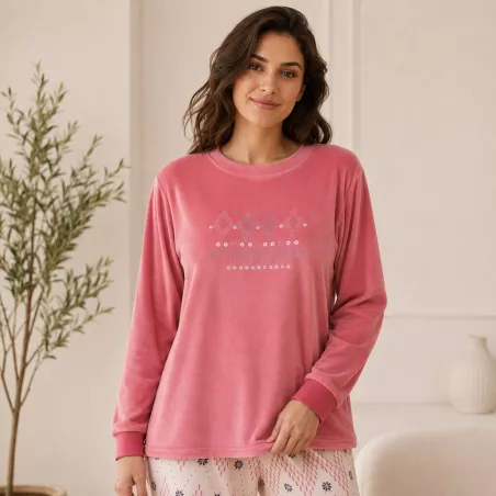 Pijama Mujer Invierno 266611 Blanco Muslher