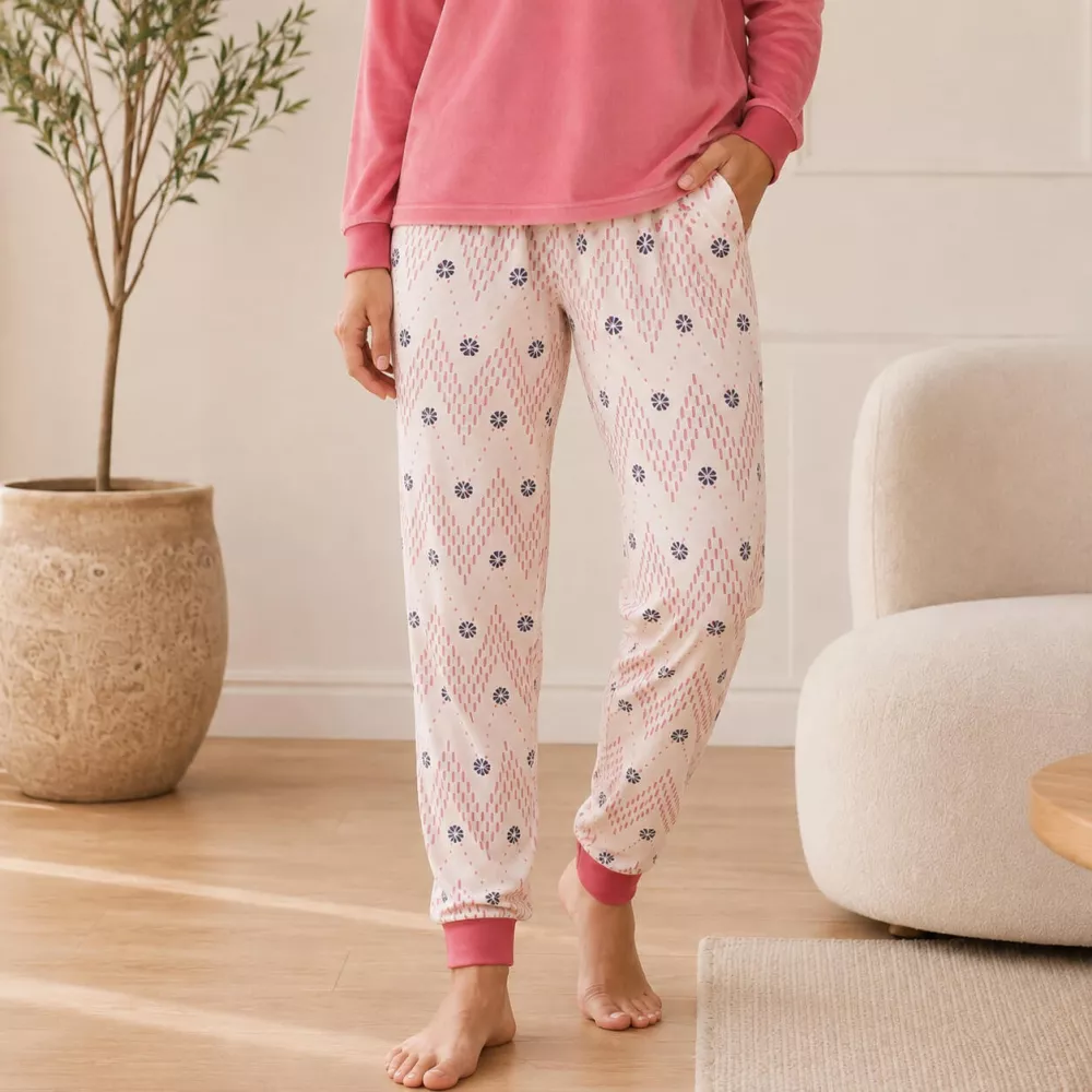 Pijama Mujer Invierno 266611 Blanco Muslher