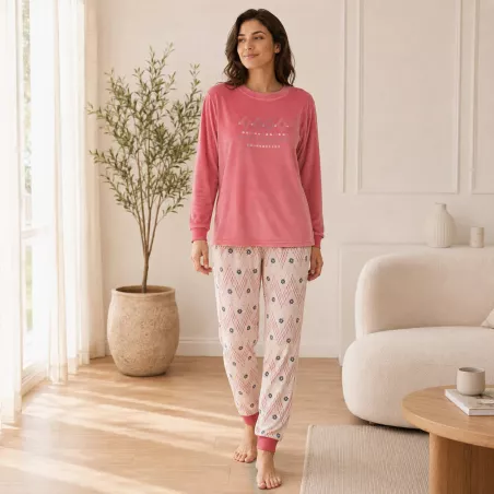 Pijama Mujer Invierno 266611 Blanco Muslher