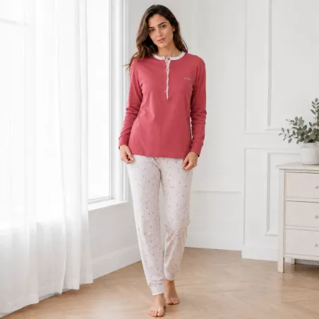 Pijama Mujer Invierno 266621 Rojo Muslher
