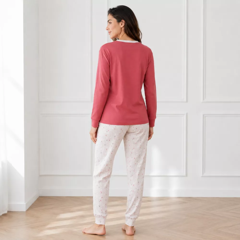 Pijama Mujer Invierno 266621 Rojo Muslher