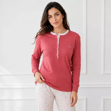 Pijama Mujer Invierno 266621 Rojo Muslher
