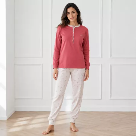 Pijama Mujer Invierno 266621 Rojo Muslher