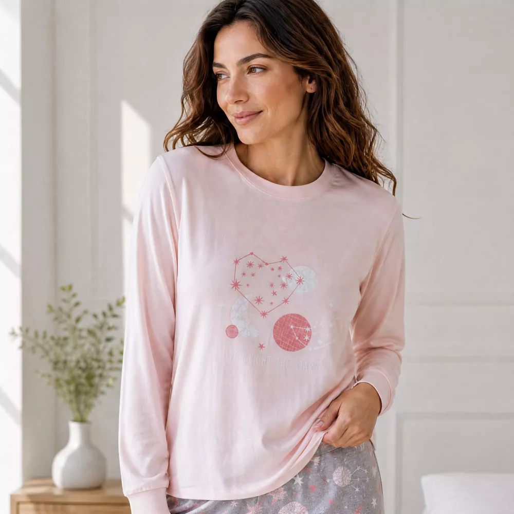 Pijama Mujer Invierno 266624 Rosa Muslher