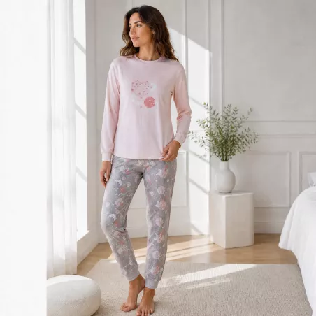 Pijama Mujer Invierno 266624 Rosa Muslher