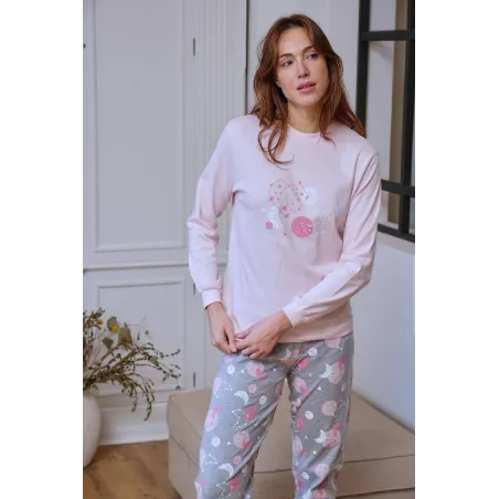 Pijama Mujer Invierno 266624 Rosa Muslher