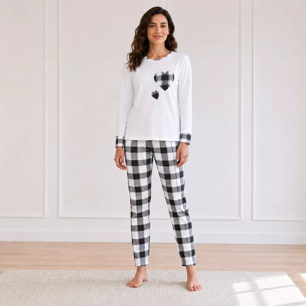 Pijama Mujer Invierno 266650 Crudo Muslher