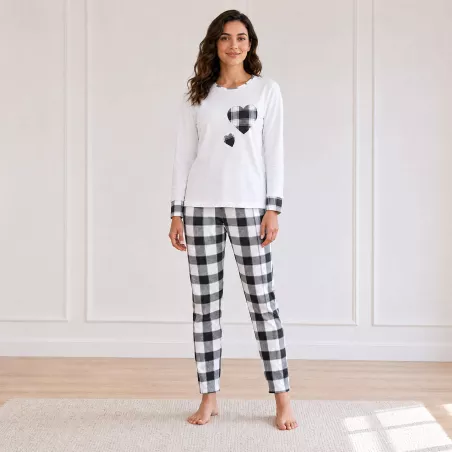 Pijama Mujer Invierno 266650 Crudo Muslher