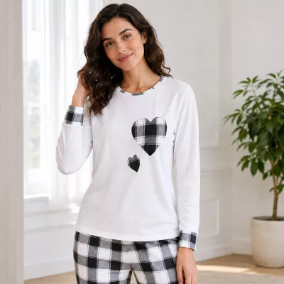 Pijama feminino de inverno 266650 cru Muslher