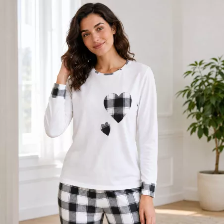 Pijama Mujer Invierno 266650 Crudo Muslher