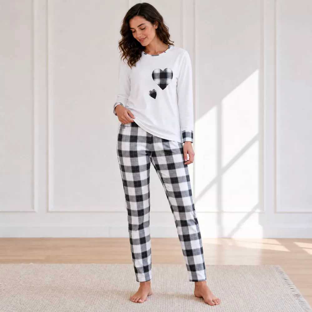 Pijama Mujer Invierno 266650 Crudo Muslher