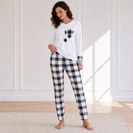 Pijama Mujer Invierno 266650 Crudo Muslher