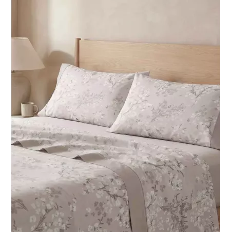 Jogo de cama de flanela 579 Nó Burrito Blanco