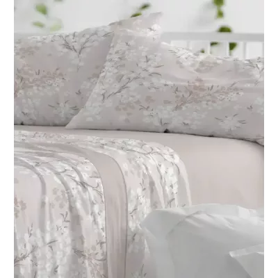 Jogo de cama de flanela 579 Nó Burrito Blanco