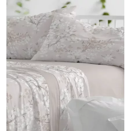 Jogo de cama de flanela 579 Nó Burrito Blanco