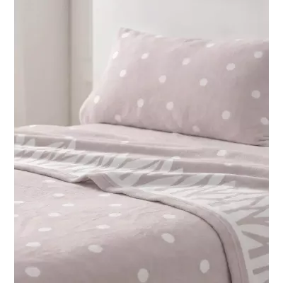 Juego de Sábanas Coralina 101 Nudo Burrito Blanco