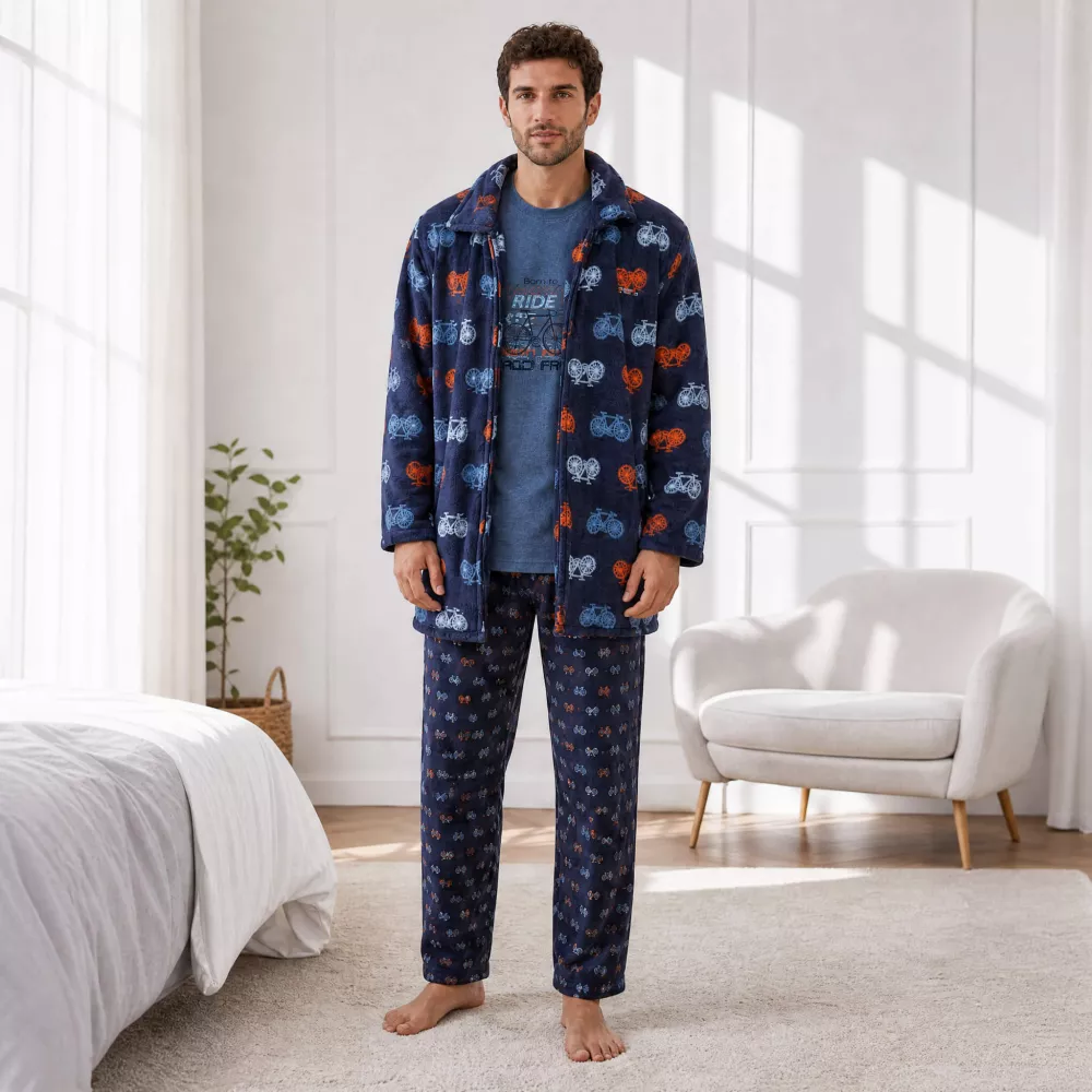 Bata Hombre 269616 Azul Invierno Muslher