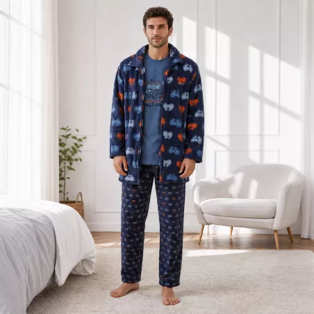 Bata Hombre 269616 Azul Invierno Muslher
