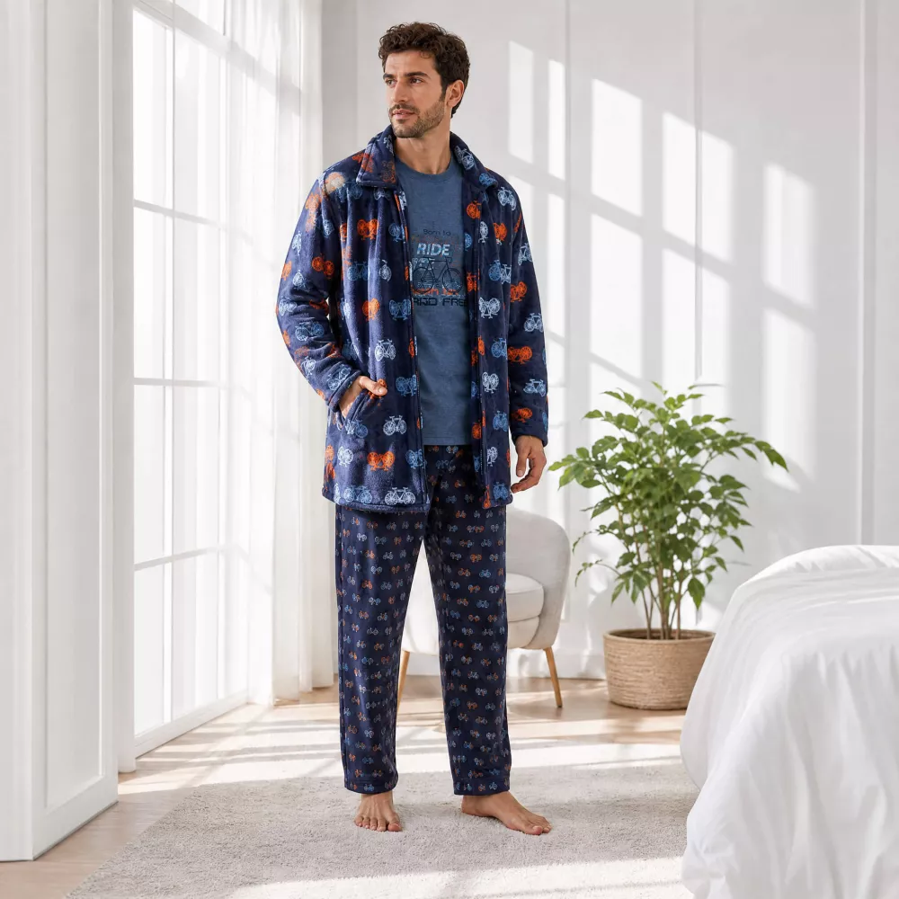 Bata Hombre 269616 Azul Invierno Muslher