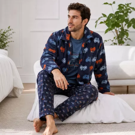 Bata Hombre 269616 Azul Invierno Muslher