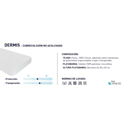 Protector de Colchón Hiper-Transpirable Dermis Moshy
