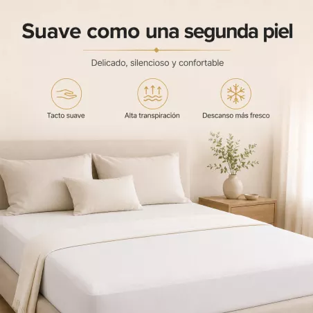 Protector de Colchón Hiper-Transpirable Dermis Moshy