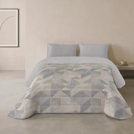 Edredón Estampado con Borreguillo Pyramid Naturals