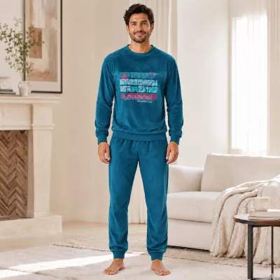 Pijama Hombre Invierno 265616 Azul Muslher