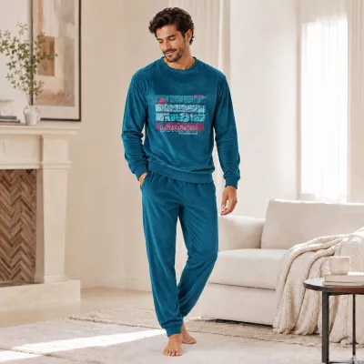 Pijama Hombre Invierno 265616 Azul Muslher