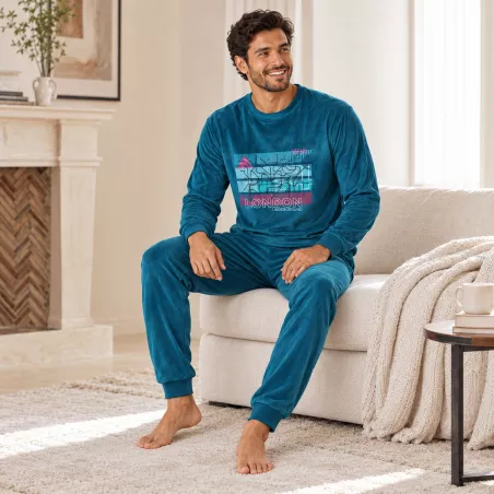 Pijama Hombre Invierno 265616 Azul Muslher