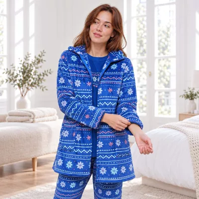 Peignoir pour femme d'hiver 268624 bleu Muslher