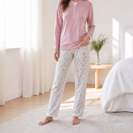 Pijama Mujer Invierno 266602 Lila Muslher