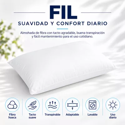 Almofada de fibra Oca Fil Moshy